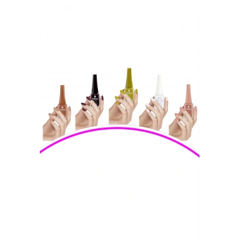5 Adet Keratinli Besleyici Oje 14 ml SET9
