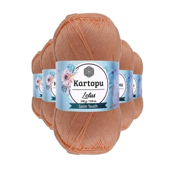 5 Adet Lotus Bikini Büstiyer Bluz Örgü İpi  K277 Şeftali