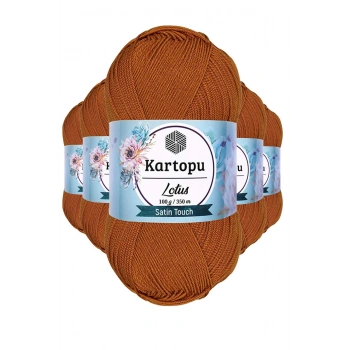 5 Adet Lotus Bikini Büstiyer Bluz Örgü İpi  K302 Tarçın