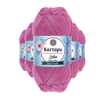 5 Adet Lotus Bikini Büstiyer Bluz Örgü İpi  K775 Leylak