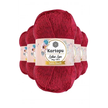 5 Adet Lotus Lux Bikini Büstiyer Bluz Simli Örgü İpi K141 Fuşya