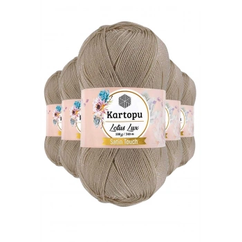 5 Adet Lotus Lux Bikini Büstiyer Bluz Simli Örgü İpi K861 Bej