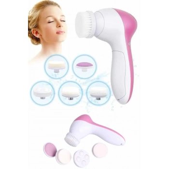 5 Başlıklı Cilt Temizleme Cihazı Ultra Kaliteli Yumuşak Kırşıklık Karşıtı