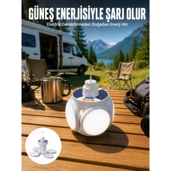 5 KANATLI SOLAR LAMBA Yeni Nesil