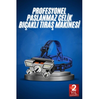 5 Led Far Şarj Edilebilir Güçlü Kafa Lambası Kamp Lambası 4 Modlu