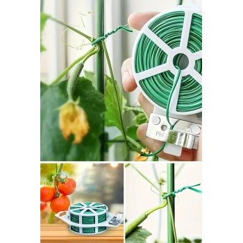 50 Metre Çok Amaçlı  Bitki Saksı Kablo Sabitleme Teli