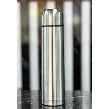 500 ml Çift Katmanlı SUS 304 Çelik İnox Termos Süt-Mama-Kamp-Piknik Termosu 12 Saate Kadar Sıcak