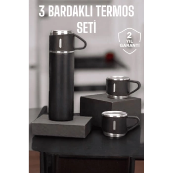 500 Ml Kapasiteli Taşınabilir Basınçlı Termos Seti Günlük Kullanım İçin İdeal