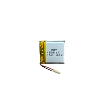 503030 3.7V 450mAh Li-Polymer Pil Devreli/1.5A