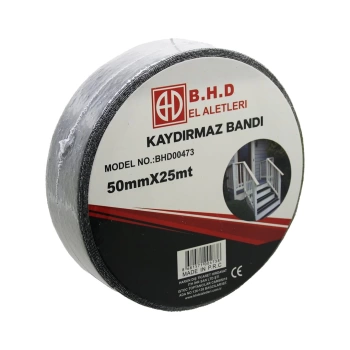 50MM X 25MT KAYDIRMAZ SİYAH BANT (4887)