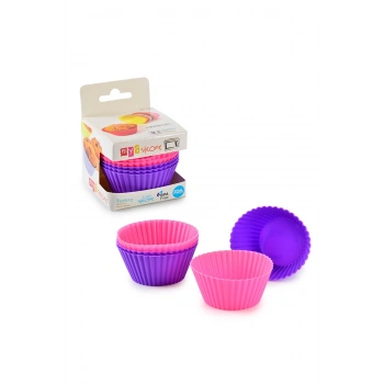 6Lı Tırtıklı Silikon Muffın Kabı -MYS106
