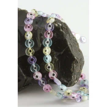 6 mm Cam Nazar Boncuk 1 Dizi