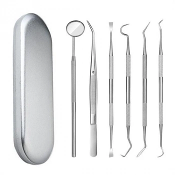 6 Parça Kutulu Ağız Bakımı Diş Bakım Seti Ağız Hijyen Takımı (4887)