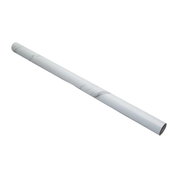60CM - BEYAZ MERMER TEZGAH ÜSTÜ YAPIŞKANLI ALÜMİNYUM FOLYO STİCKER (4887)