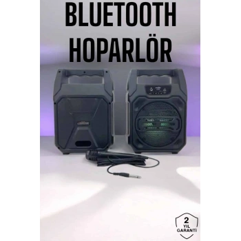 6.5 İnç Kablosuz Hoparlör Bluetooth Bağlantılı Yüksek Ses Kaliteli