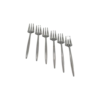 6PCS METAL TATLI ÇATAL (4887)