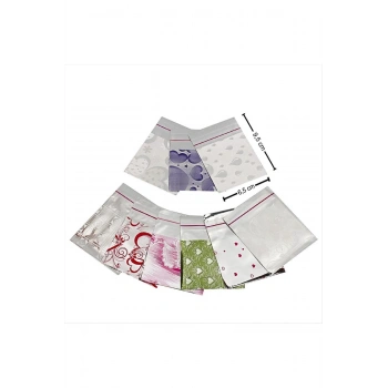 7*9 Metalize Hediye Poşet Paketi 100lü