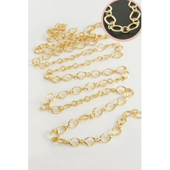 7 mm Noktalı Oval Zincir 1 metre
