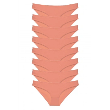 8 adet Süper Eko Set Likralı Kadın Slip Külot Pudra