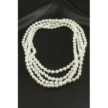8 mm İnci Kolye 120 cm