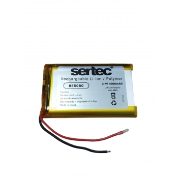 855080 3.7V 4000mAh Li-Polymer Pil (Devreli/1.5A)