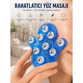 9 Bilyeli Masaj Eldiveni Giyilebilir Plastik Vücut Sıkılaştırıcı