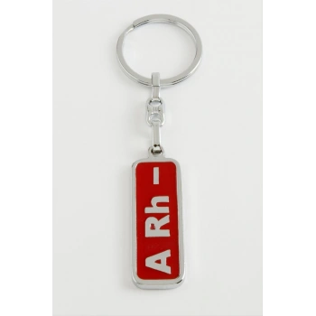 A Rh Negatif Kan Grubu Metal Anahtarlık