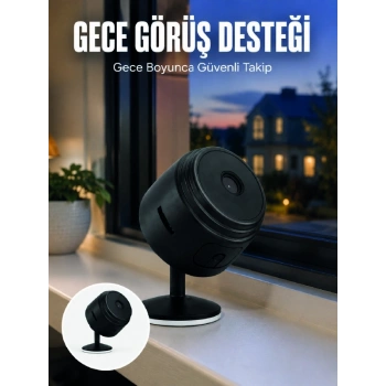 A9 Şarjlı Mini Ip Kamera Hd Kablosuz Güvenlik Kamerası Micro Sd Kart Destekli