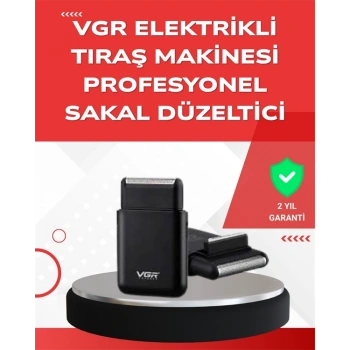 Abs Gövdeli Süper İnce Elektrikli Sakal Kesici – 45 Dk Kablosuz Kullanım, Yanak Makası Dahil