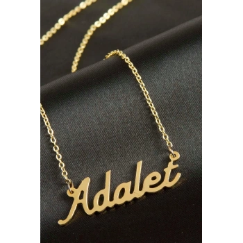 Adalet isimli kolye (Kişiye Özel)