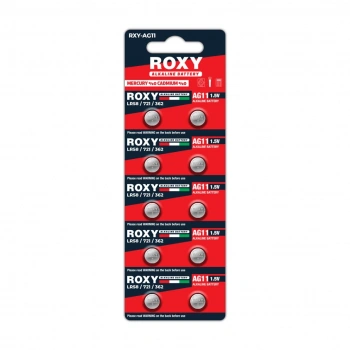 AG11 LR58/LR721/362 21 Mah Alkalin Düğme Pil 10 Lu Paket