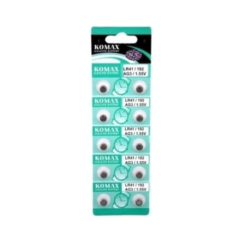 AG3 Saat Pili - Düğme Pil 10lu Paket LR41/192 1.55V (7272)