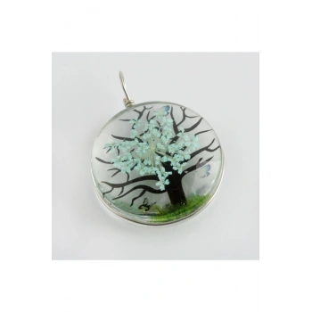 Ağaç Canlı Kolye Ucu 2,5 cm