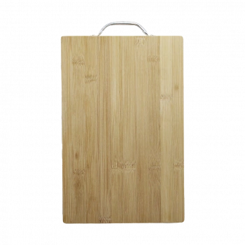 AHŞAP BAMBU KESİM PANOSU METAL KULPLU 20X30X1.7CM (4887)