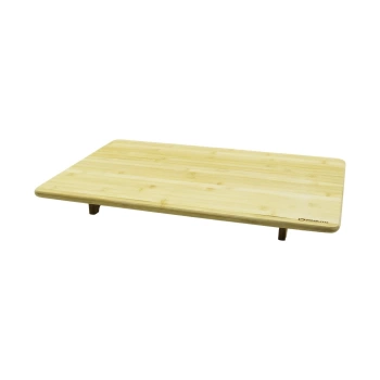 AHŞAP BAMBU KESME TAHTASI KESİM PANOSU  AYAKLI SOFRA  40X60X7CM (4887)