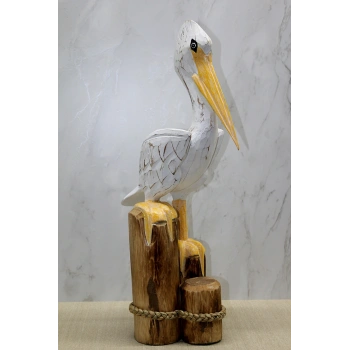 Ahşap Pelikan 60 Cm