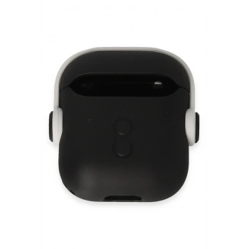 Airpods 2 (2.nesil) Cool Kılıf - Siyah-Beyaz