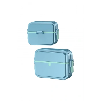 Airpods 3 (3.nesil) 404 Kilitli Kılıf - Mavi