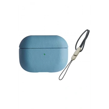 Airpods 3 (3.nesil) 405 Deri Kılıf - Sierra Blue