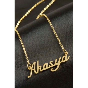 Akasya isimli kolye (Kişiye Özel)