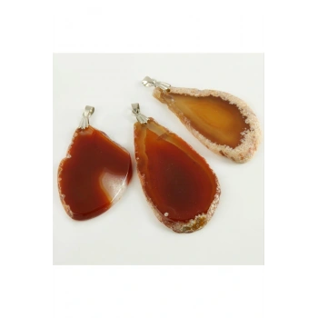 Akik Doğaltaş Kolye Ucu