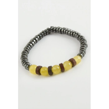 Akik Hematit Doğaltaş Bileklik