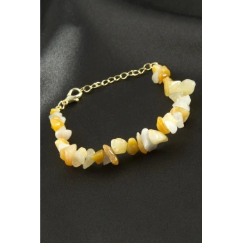 Akik Kırık Doğaltaş Bileklik