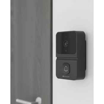 Akıllı Kapı Zili Kamera Gece Görüşlü Çift Yönlü Sesli Wifi