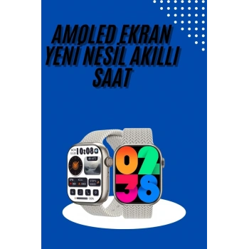 Akıllı Kol Saat Amoled Ekran Android Ve İos Uyumlu Arama Konuşma