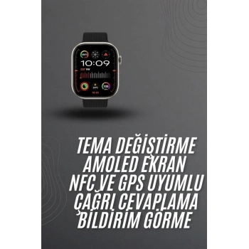 Akıllı Saat 2.02 İnch Nabız Ölçer Arama Konuşma Müzik Dinleme