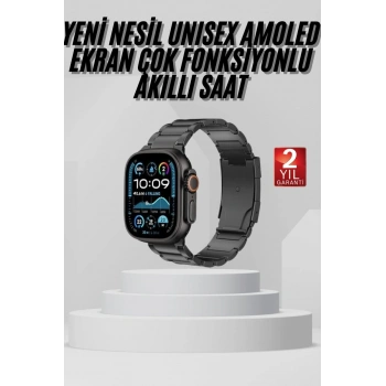 Akıllı Saat Arama Konuşma Gps Ve Nfc Özelliği 3 Kordonlu Amoled Ekran