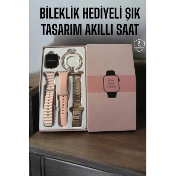 Akıllı Saat Bileklik Hediyeli Uzun Pil Ömrü Gps Takibi