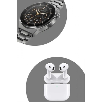 Akıllı Saat Ve Kulaklık Seti Bildirim Görme Arama Cevaplama Anc Özelliği