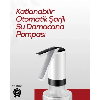 Akıllı Şarjlı Daana Pompası Tek Tuşla Su Dolum